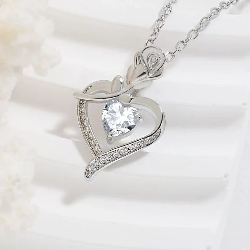 Hollow Heart Pendant Necklace