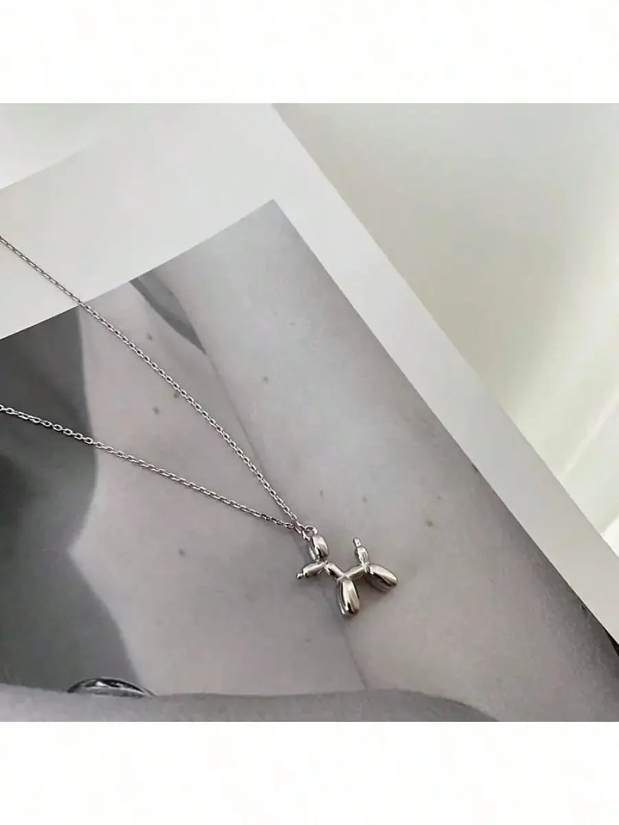 Balloon Dog Pendant Necklace