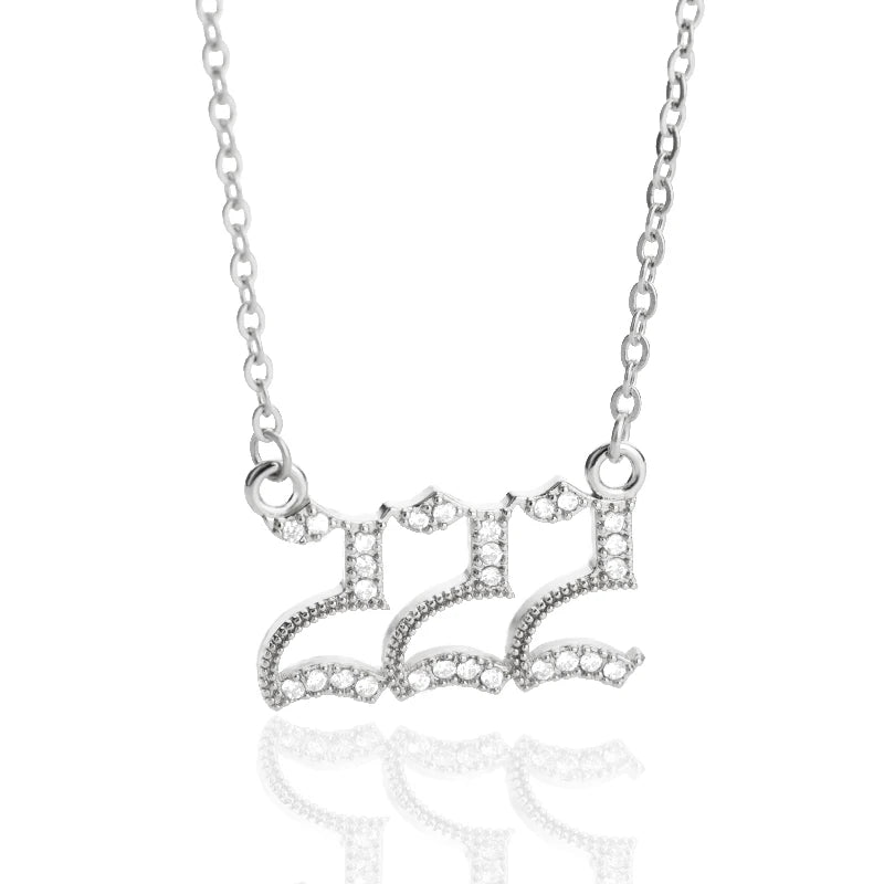 Angel Number Pendant Necklace