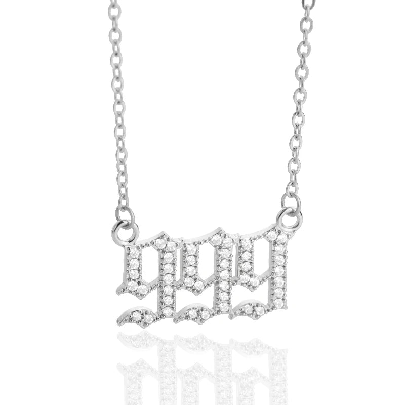 Angel Number Pendant Necklace