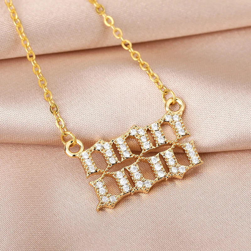 Angel Number Pendant Necklace