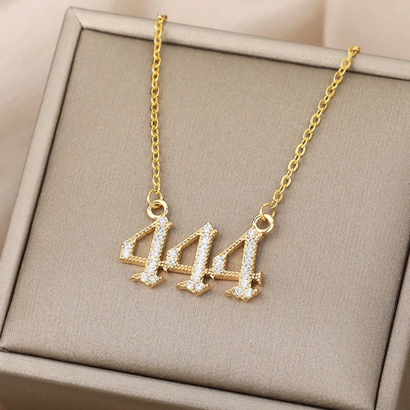Angel Number Pendant Necklace