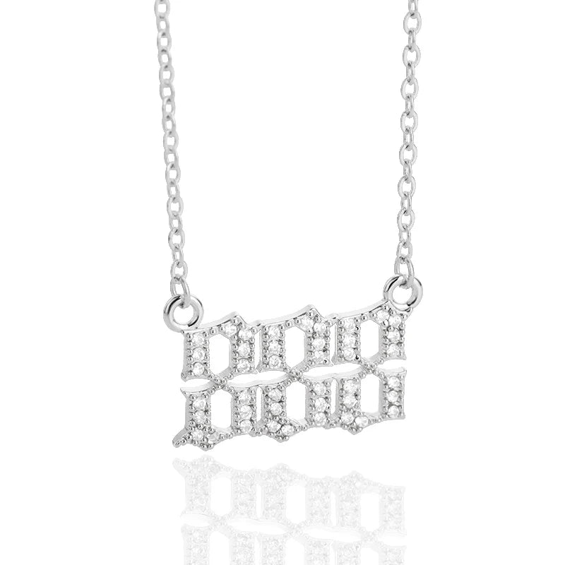 Angel Number Pendant Necklace