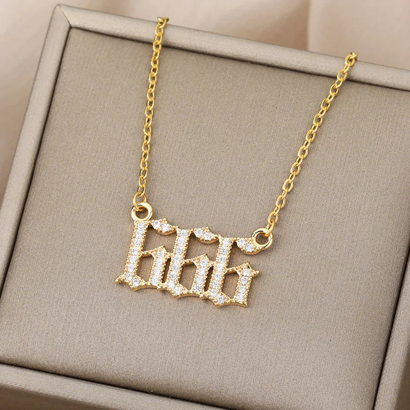 Angel Number Pendant Necklace