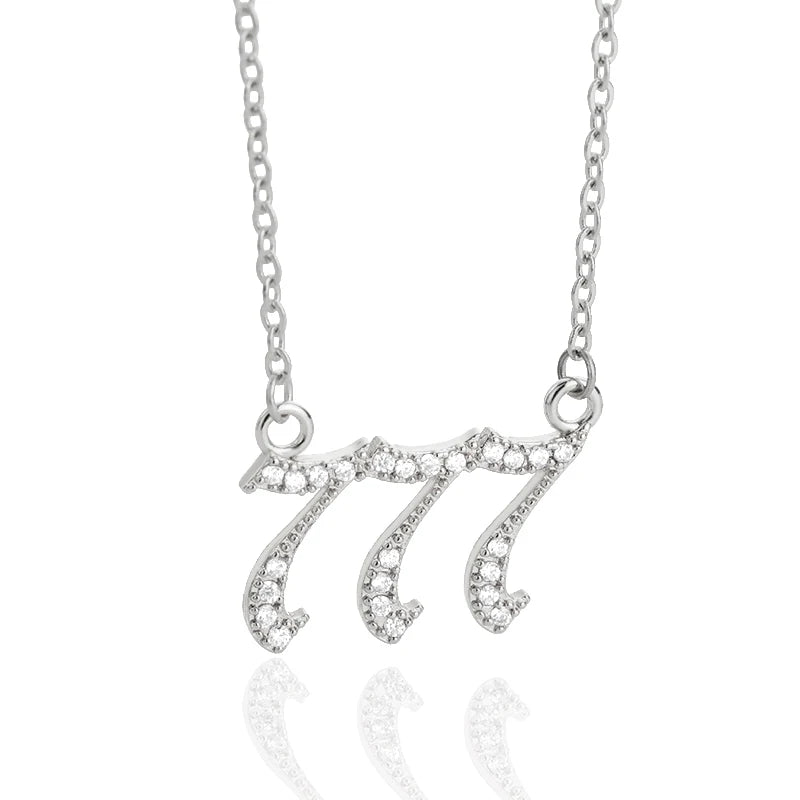 Angel Number Pendant Necklace