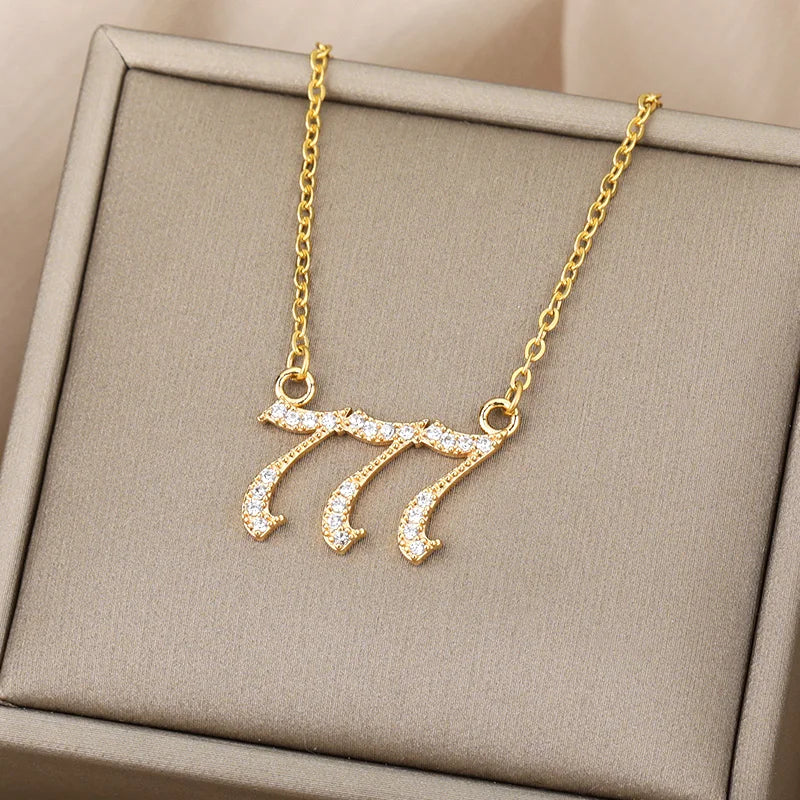 Angel Number Pendant Necklace
