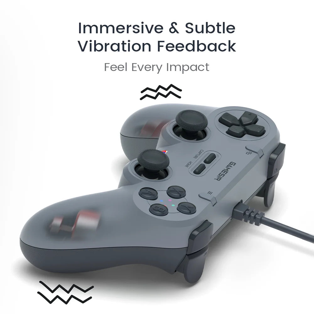 GameSir Tegenaria Lite Wired Game Controller, Hall Effect Joysticks, 1000Hz Polling Rate, Anti-Drift for Nintendo Switch 2, PC