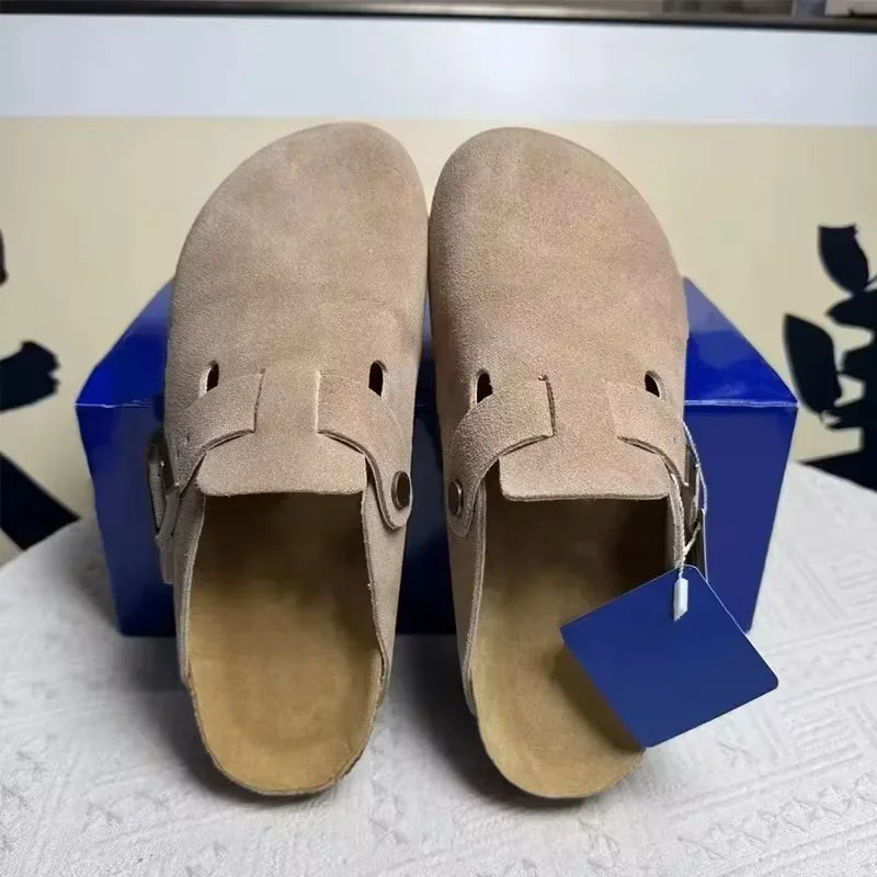 2026 New Fashion Leather Sandals for Men And Women Retro CasualComfortable Anti-Slip Beach Shoes for Spring And Autumn Ffashion