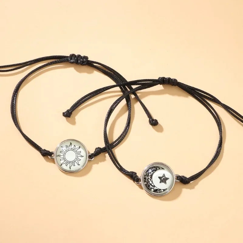 Moon & Sun Couple Bracelet