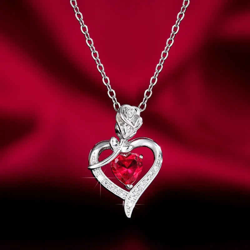 Hollow Heart Pendant Necklace