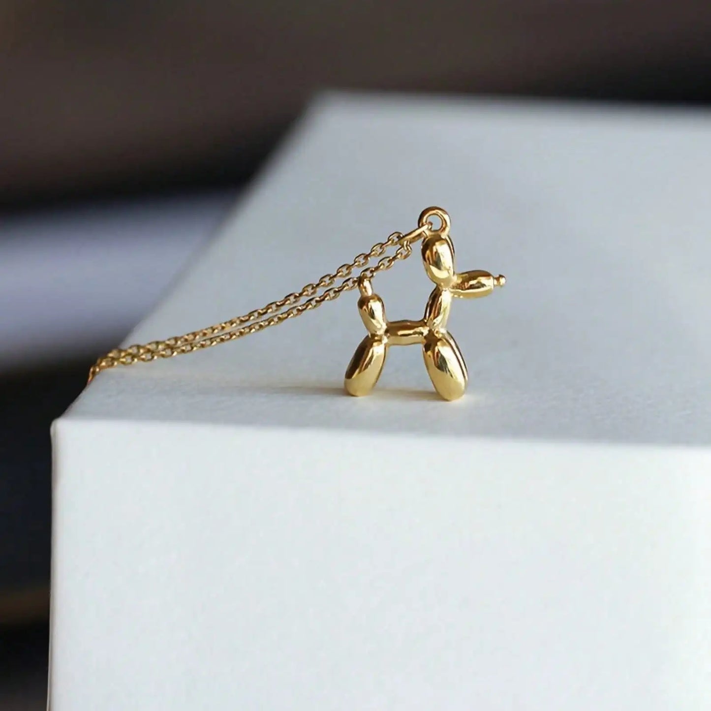 Balloon Dog Pendant Necklace