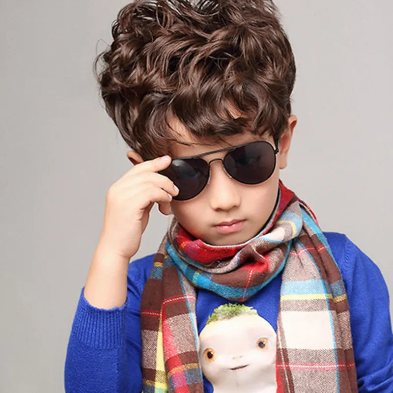 Kids Vintage Pilot Sunglasses