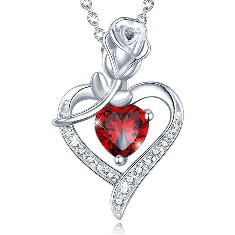 Hollow Heart Pendant Necklace
