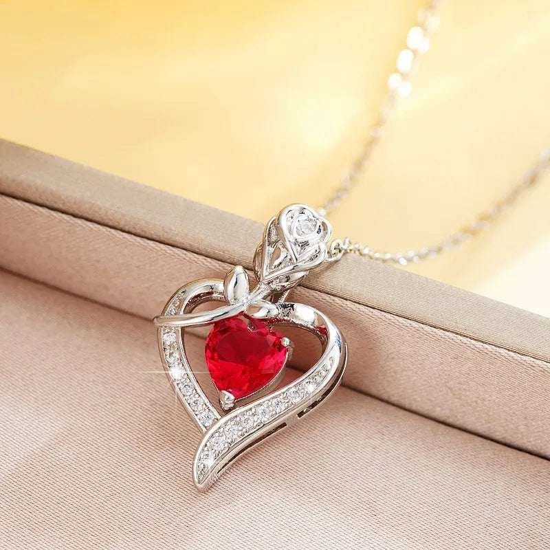Hollow Heart Pendant Necklace