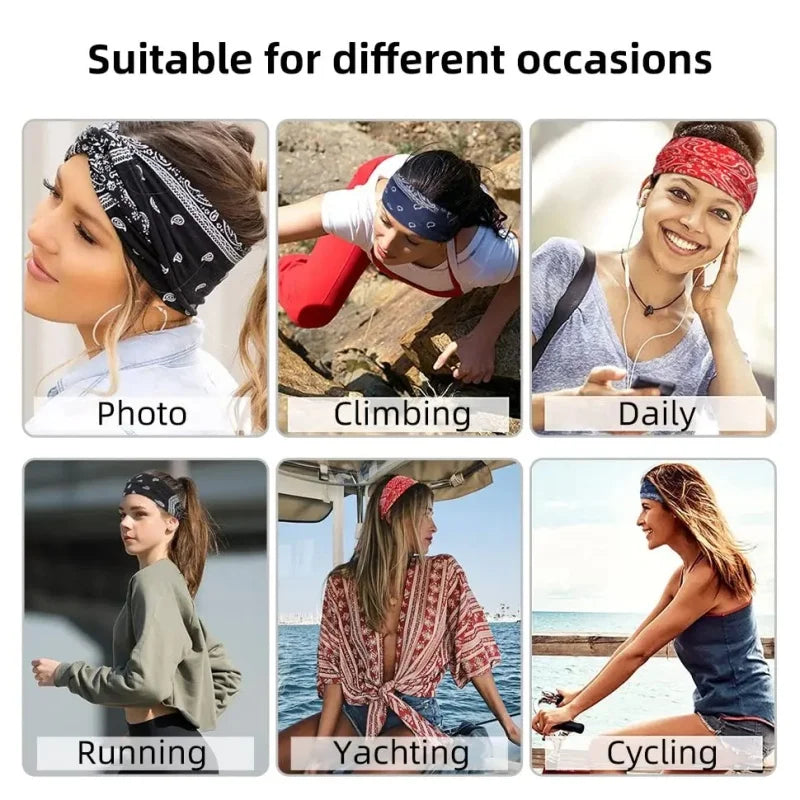 Knotted Turban Headbands (4-Pack)