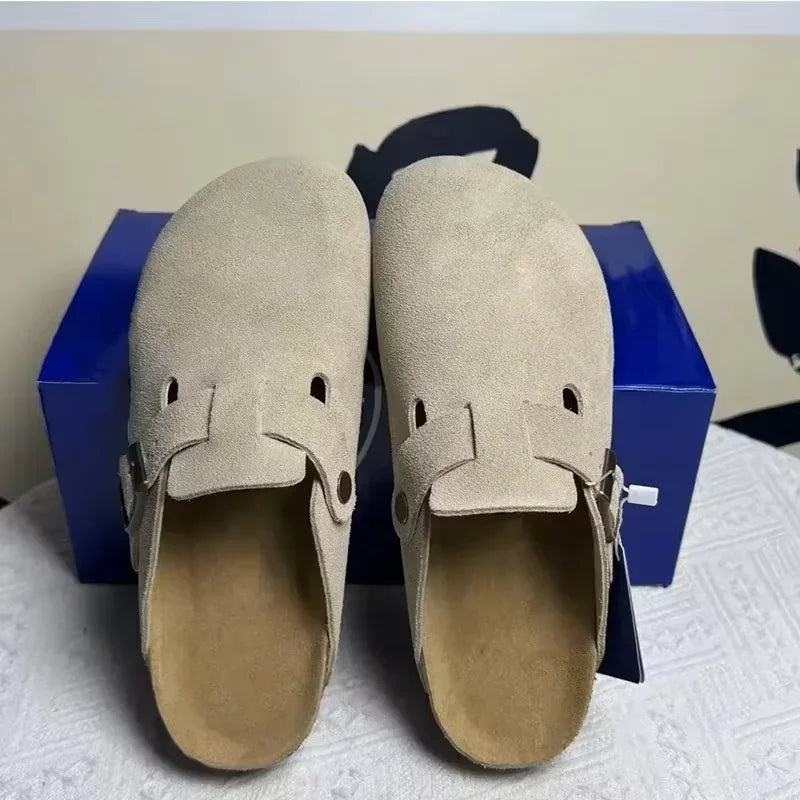2026 New Fashion Leather Sandals for Men And Women Retro CasualComfortable Anti-Slip Beach Shoes for Spring And Autumn Ffashion