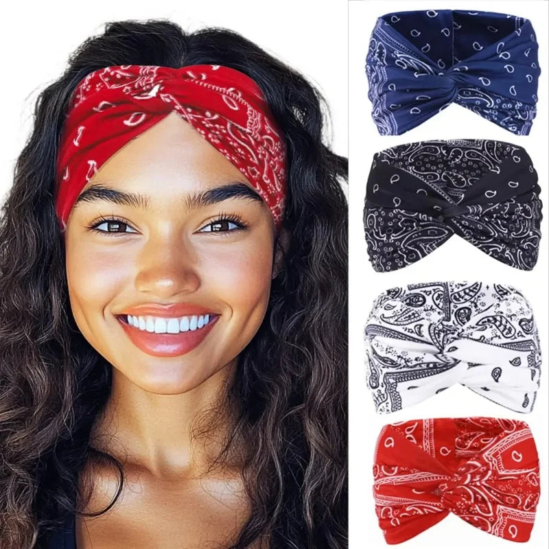 Knotted Turban Headbands (4-Pack)