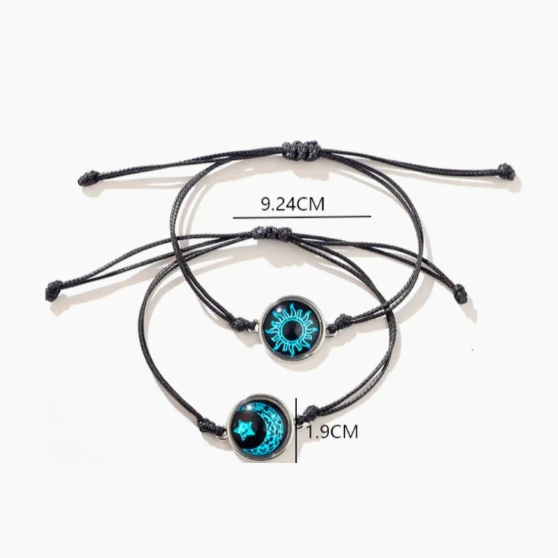 Moon & Sun Couple Bracelet