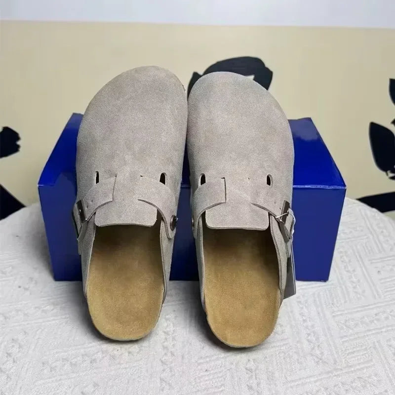 2026 New Fashion Leather Sandals for Men And Women Retro CasualComfortable Anti-Slip Beach Shoes for Spring And Autumn Ffashion