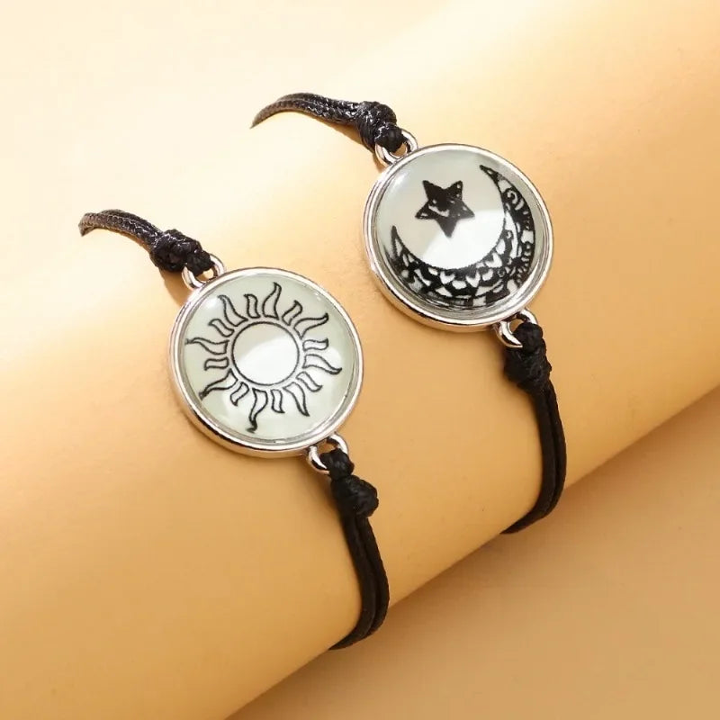 Moon & Sun Couple Bracelet
