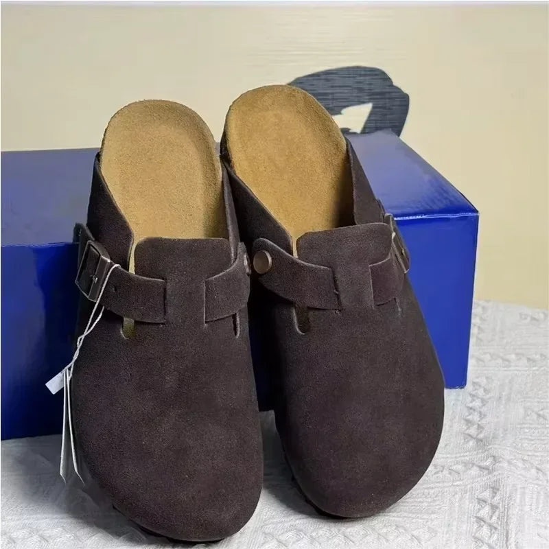 2026 New Fashion Leather Sandals for Men And Women Retro CasualComfortable Anti-Slip Beach Shoes for Spring And Autumn Ffashion