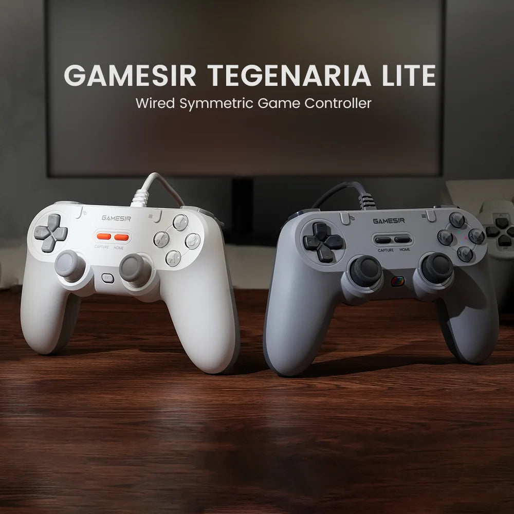GameSir Tegenaria Lite Wired Game Controller, Hall Effect Joysticks, 1000Hz Polling Rate, Anti-Drift for Nintendo Switch 2, PC