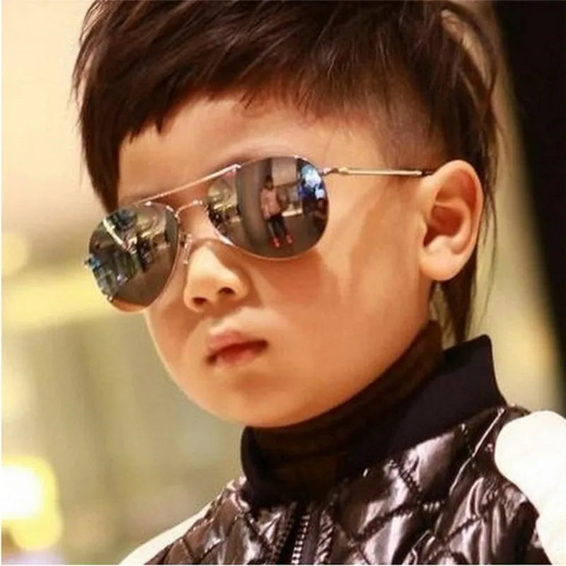 Kids Vintage Pilot Sunglasses