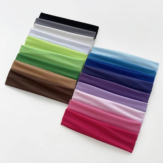 Elastic Sports Headbands (10-Pack)