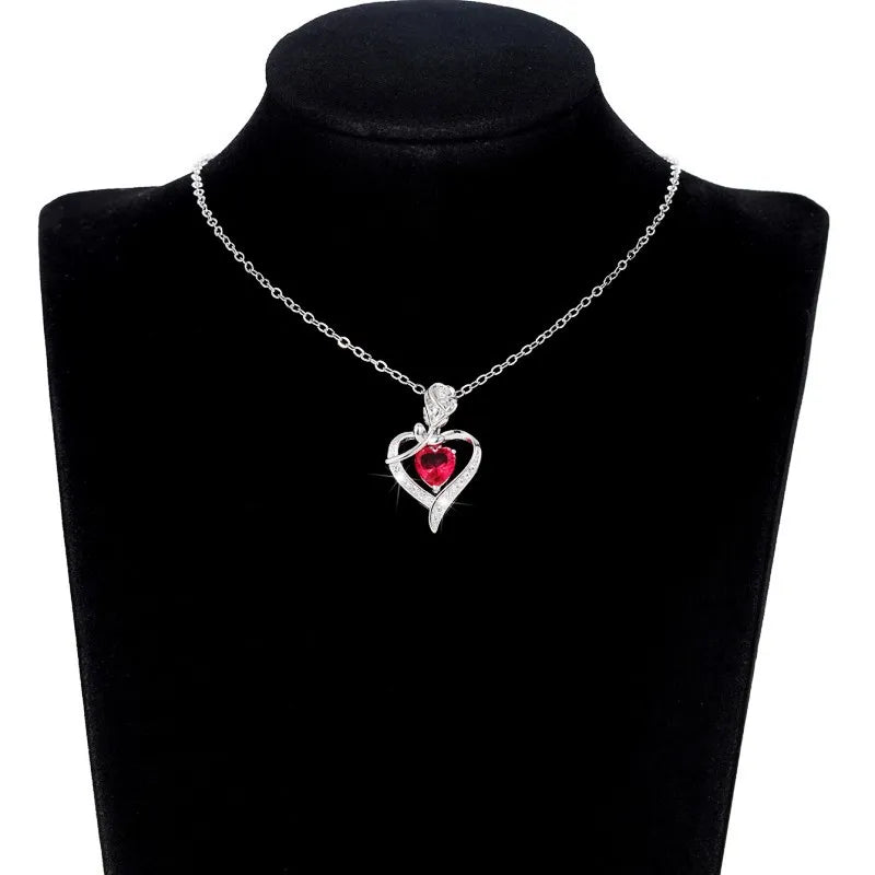 Hollow Heart Pendant Necklace